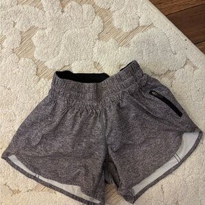 Lululemon Athletica Charcoal Gray Athletic Shorts